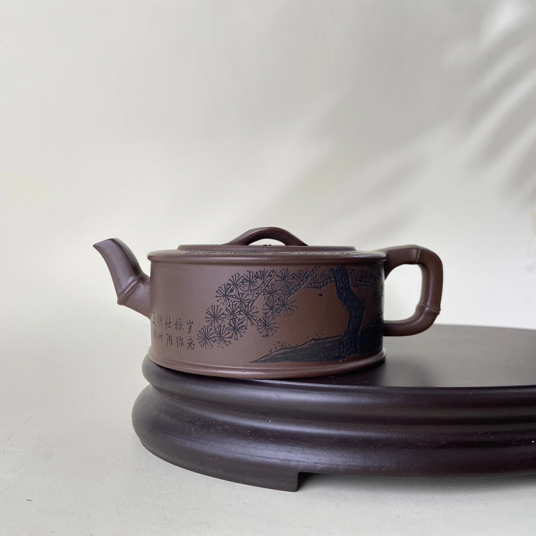 宜兴手工紫砂陶 茶壶GSQ3792-2