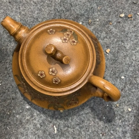 手***）茶壶紫砂陶瓷摆件爱好者摆件