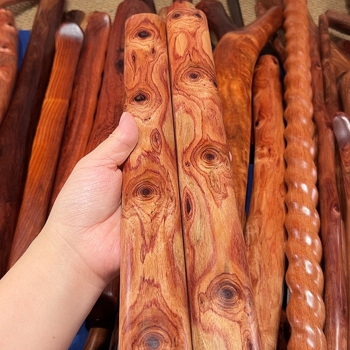 木老料油梨爆满鬼脸纹镇尺长34x4x2厘米