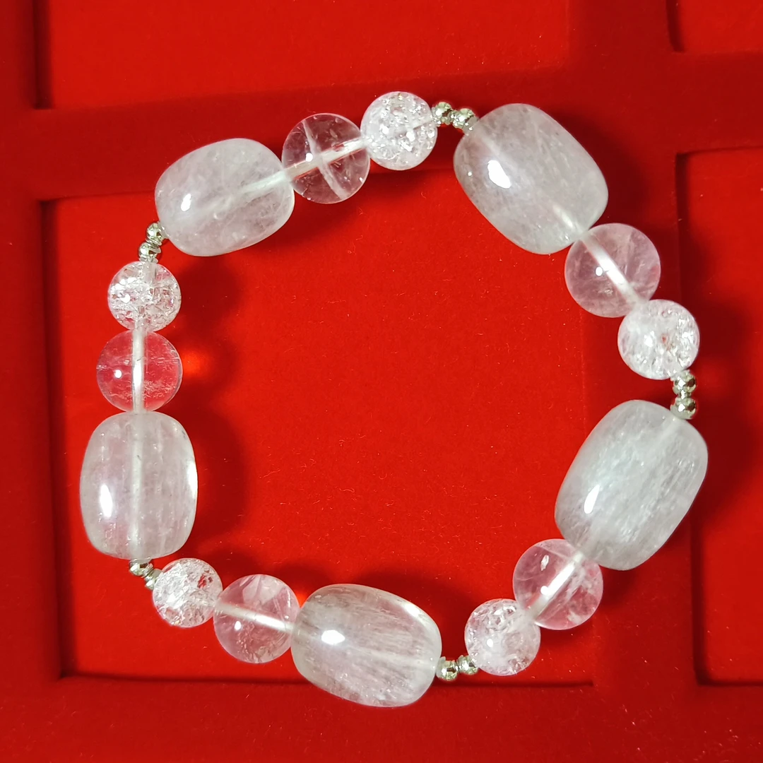 天然萤石水晶手串时尚公主风百搭