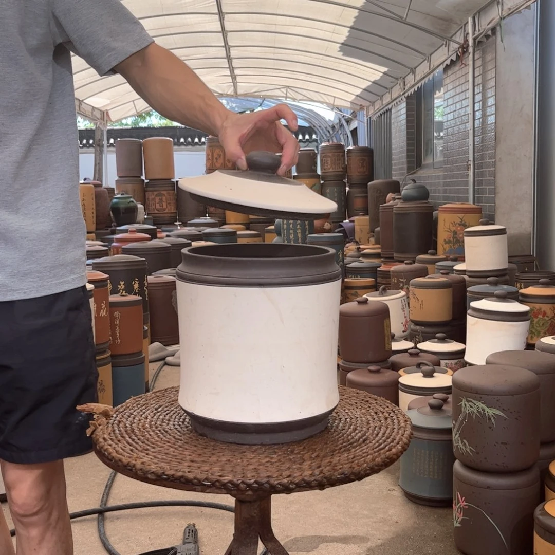 紫砂茶叶罐8 饼茶叶罐