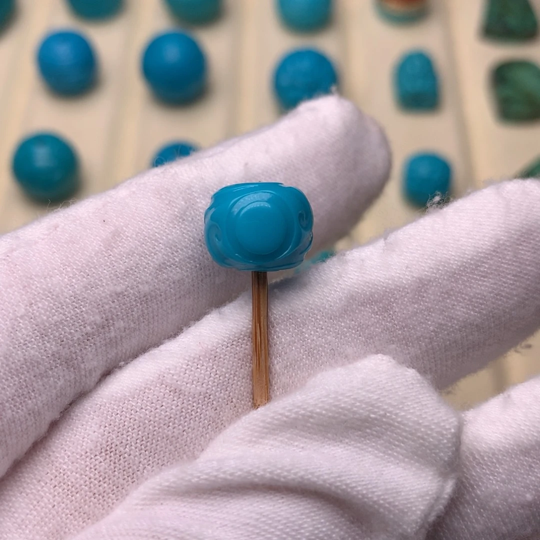 绿松石未镶嵌绿松石博古11.1