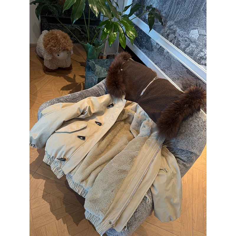 ZUOXIAOQI洛神真毛领派克服11（衣长74-78/胸围132-140）