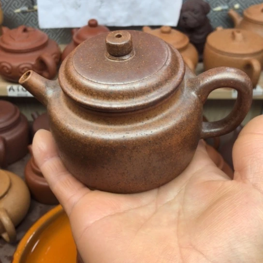 紫砂茶壶柴烧得中170豪升左右
