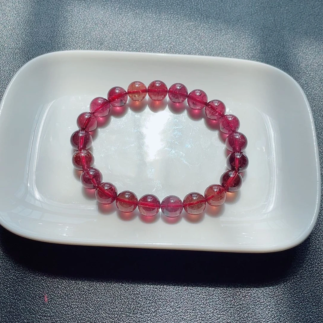 未镶嵌手链碧玺9.2mm左右