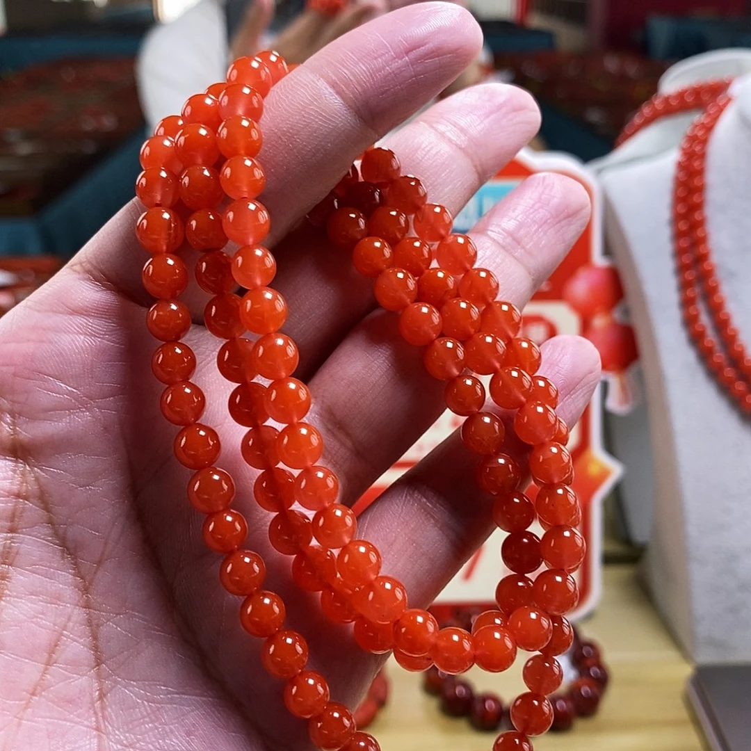 未镶嵌6mm（多样性发一）南红玛瑙