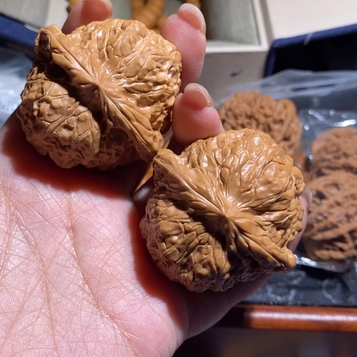 大***火文玩核桃把件47全品南瓜