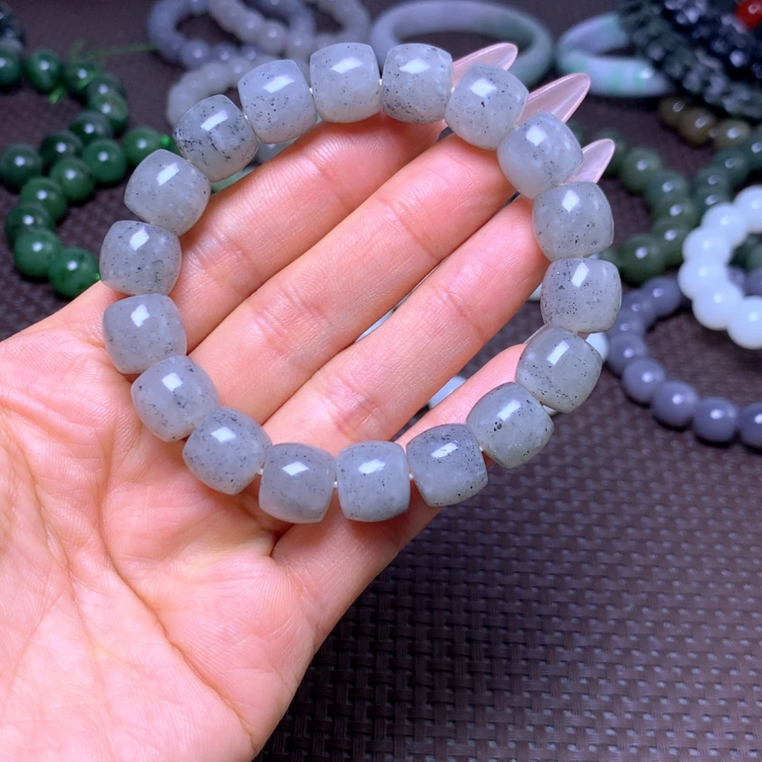 和田玉未镶嵌手串卡12