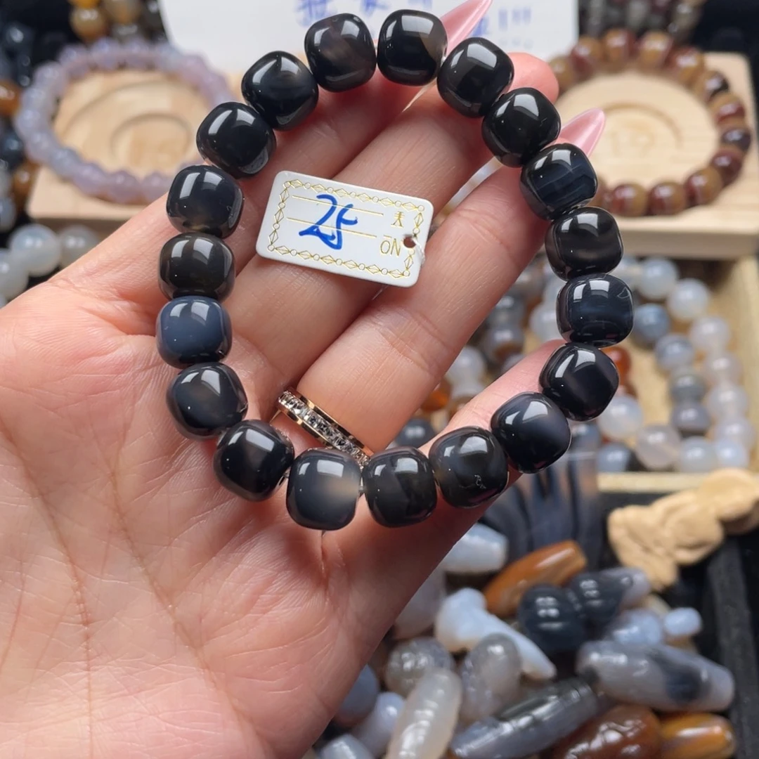 玛瑙/玉髓未镶嵌手链