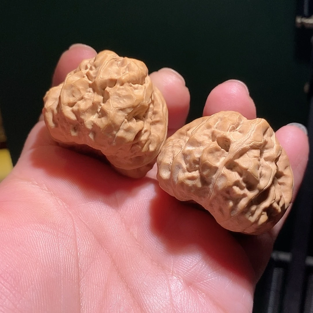 把件文玩核桃43边44肚蛤蟆头全品