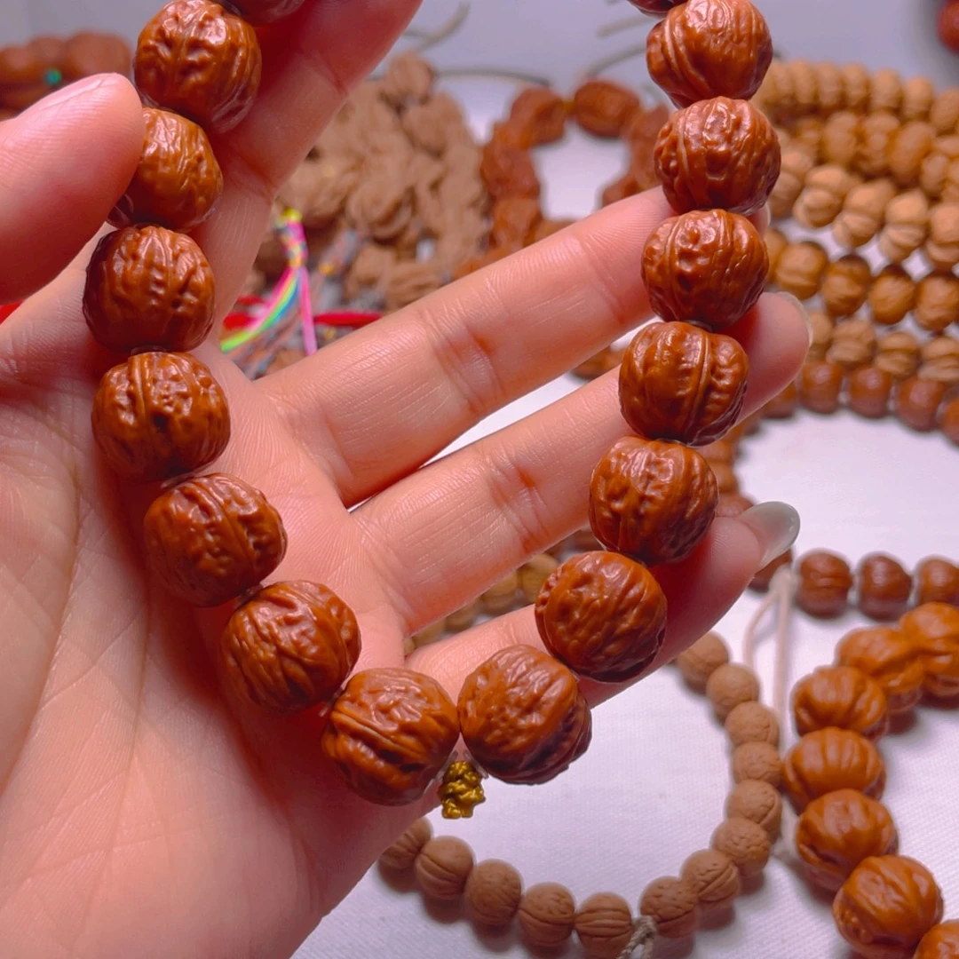 故***深文玩核桃吊坠方肚