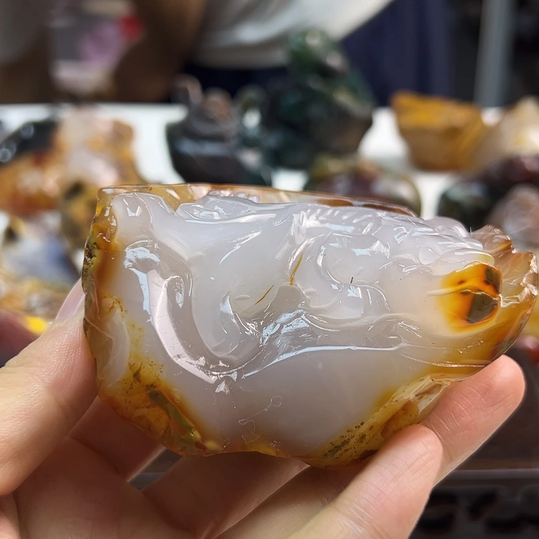 玛瑙/玉髓未镶嵌颈饰