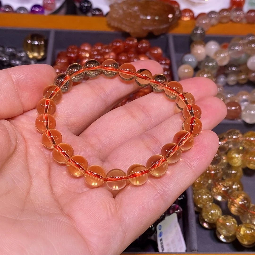 水晶手链未镶嵌黄水晶8