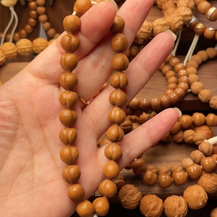 手串/手链核桃露眼颗颗漏介意勿拍小屁桃手持10mm
