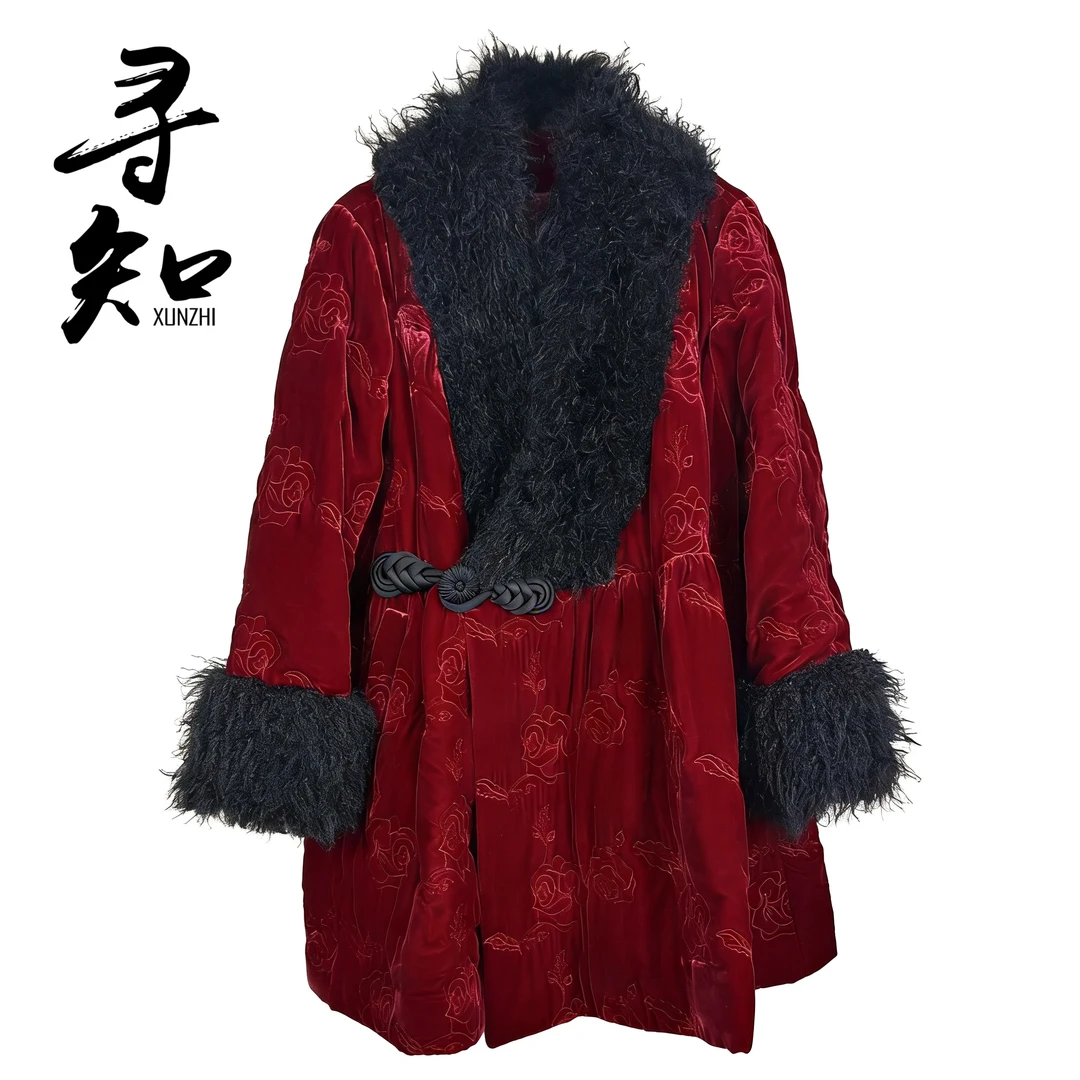 寻知·朱总原创设计墨韵檀心XZS375Y棉服