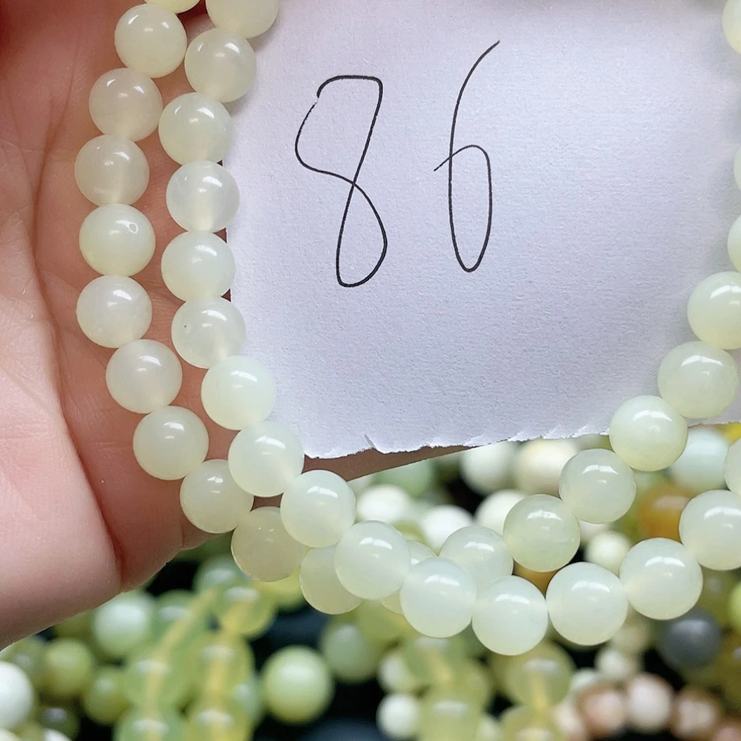 合金蛇纹石玉手链