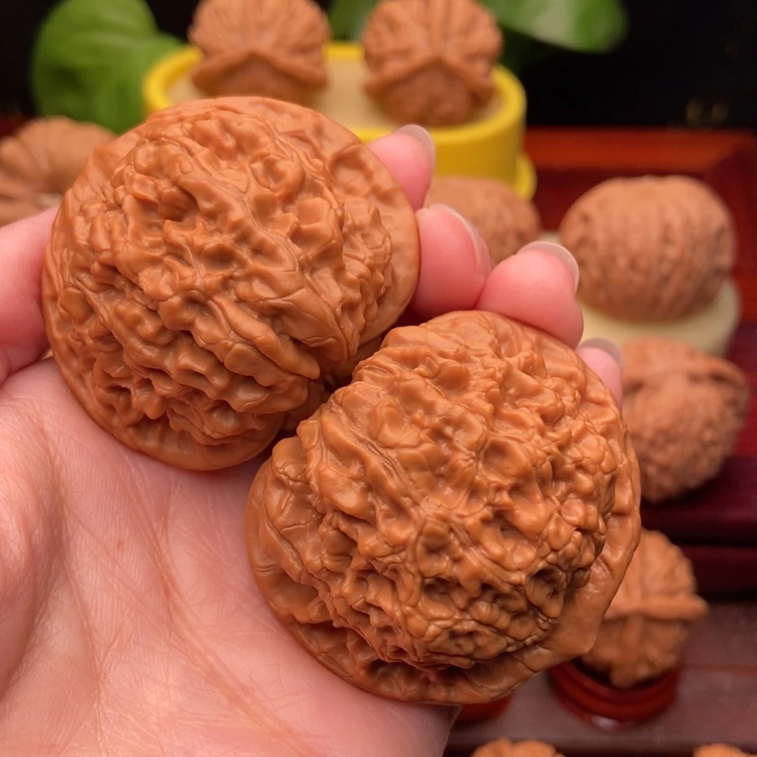 把件文玩核桃精品大官帽48