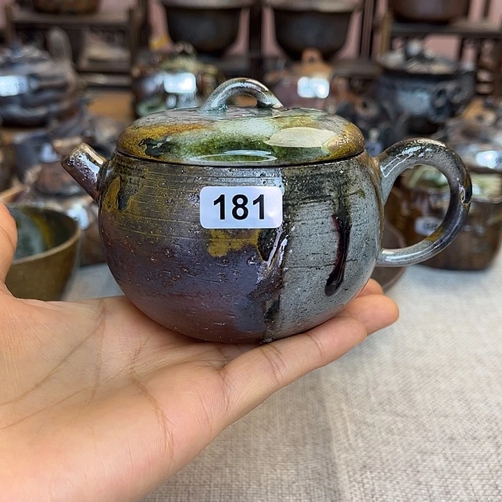 裸柴烧陶瓷手工茶器