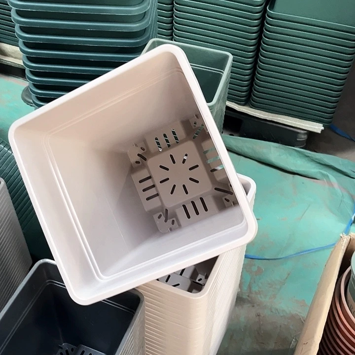 塑料瑕疵23口径方盆5个颜色随机