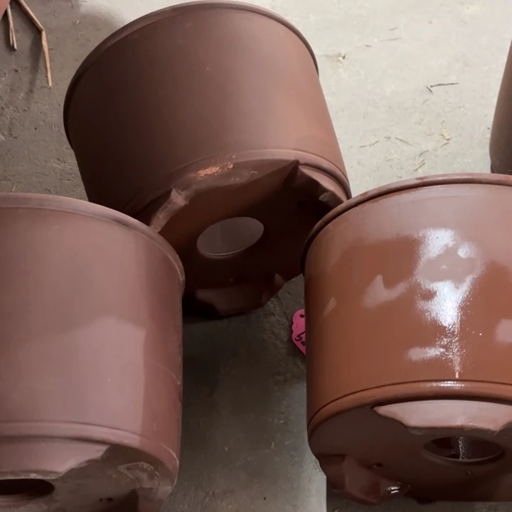 紫砂花盆60-3。    22.5-16.5