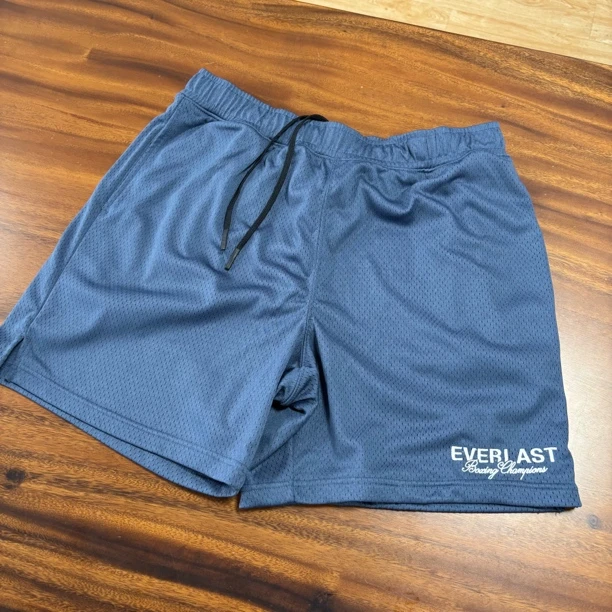 男子速干运动短裤 蓝灰色