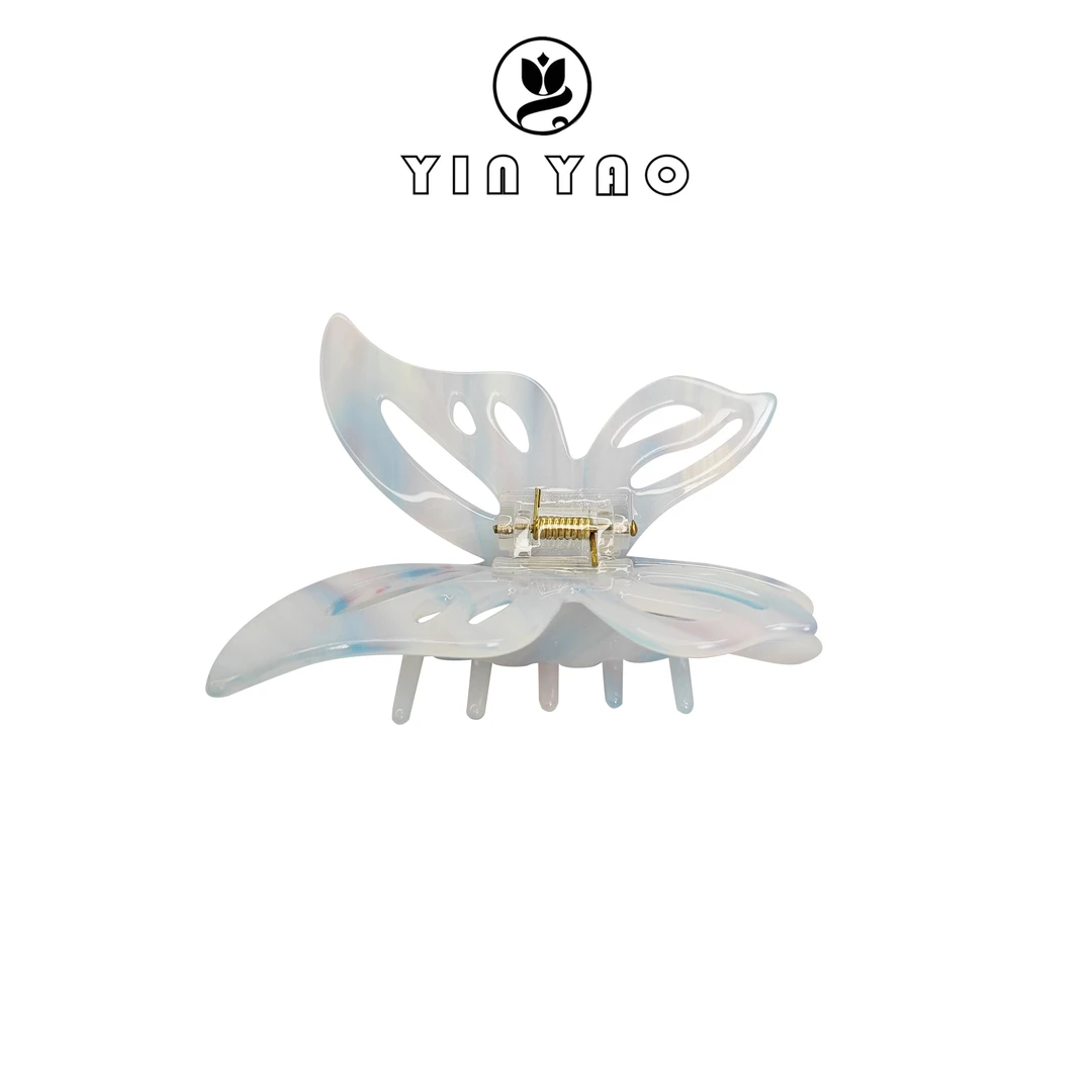 【YINYAO】原单设计甜美气质少女风蝴蝶结抓夹0419