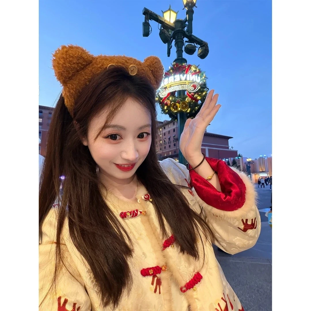 现货【马上有钱】马年战袍新中式双面穿外套女冬季新款宽松夹棉上衣