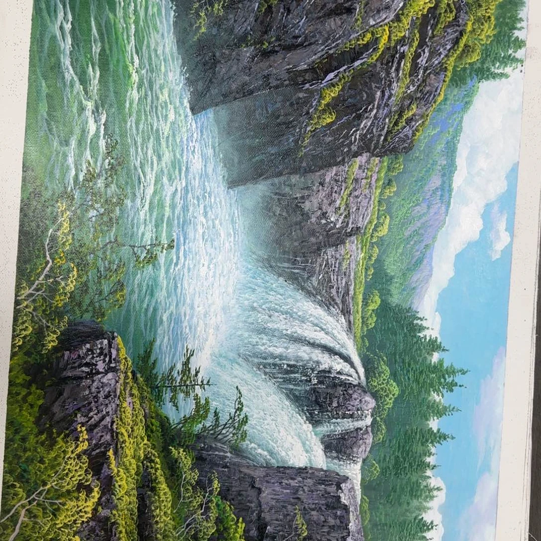 油画加油加油努力加油加油