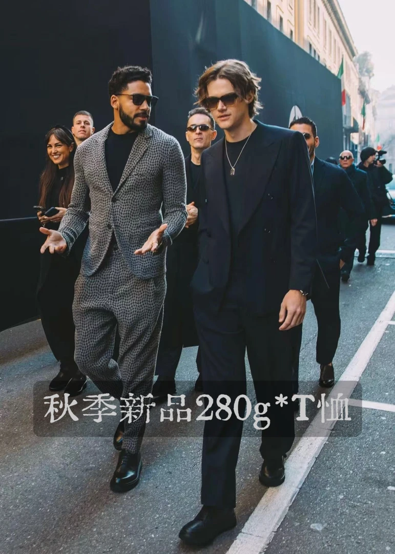 （9903）R-A刺绣夏季初秋新款男士短袖时尚百搭款轻奢9,8