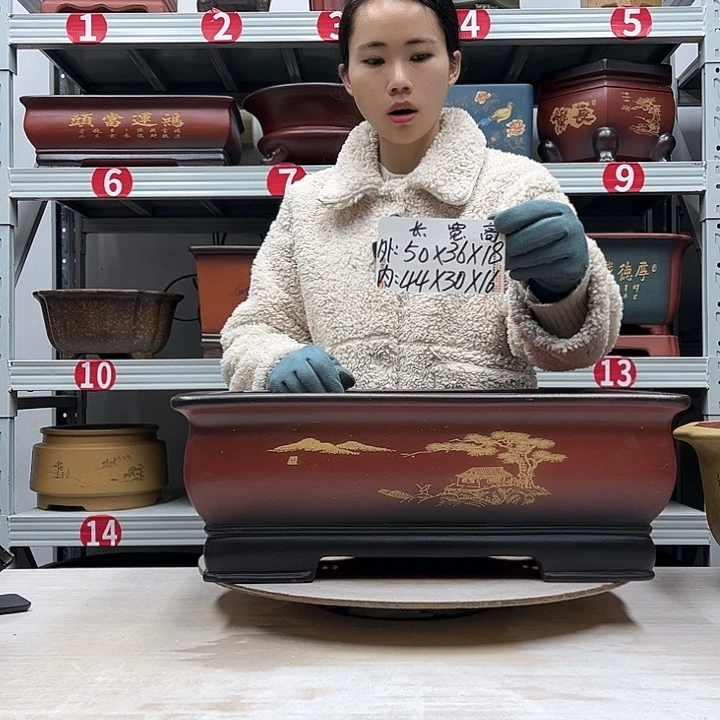 紫砂花盆紫砂花盆