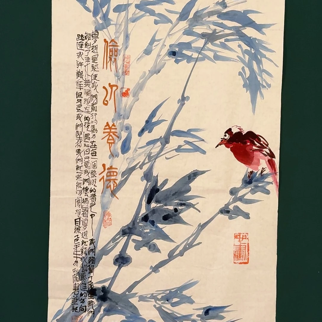 国画邹联富老师的作品
