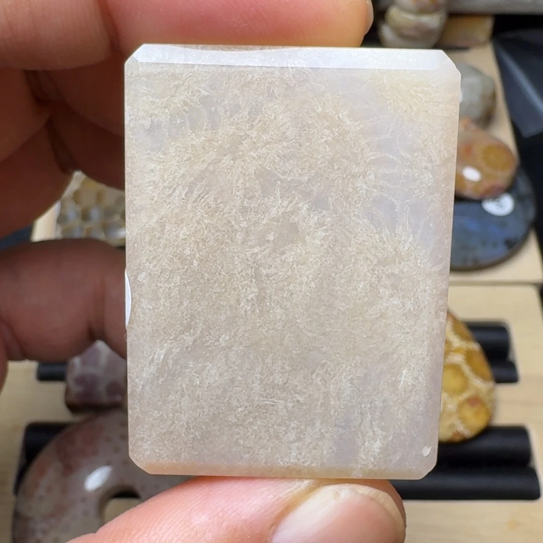硅化玉未镶嵌纯天然色有机玉石保真色