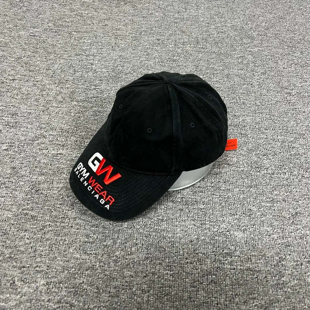 99新 Balenciaga/巴黎世家 GW 刺绣 棒球帽 99新