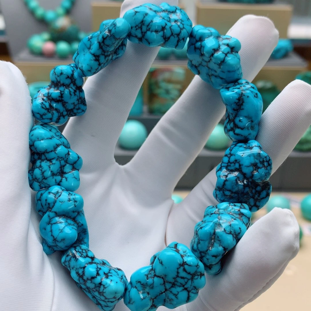 烟***火绿松石未镶嵌配饰