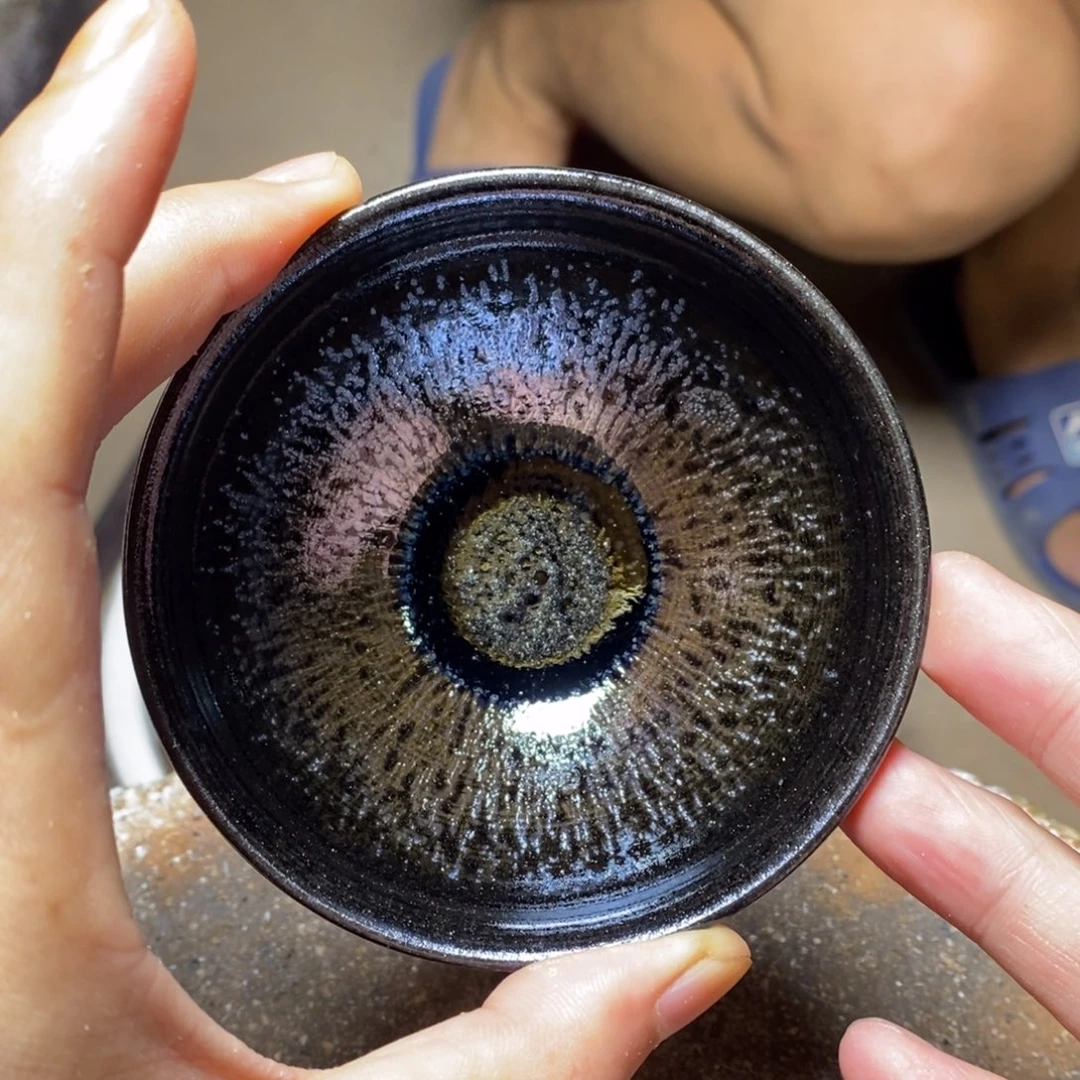 麦***捞茶盏自然还原柴烧直播间