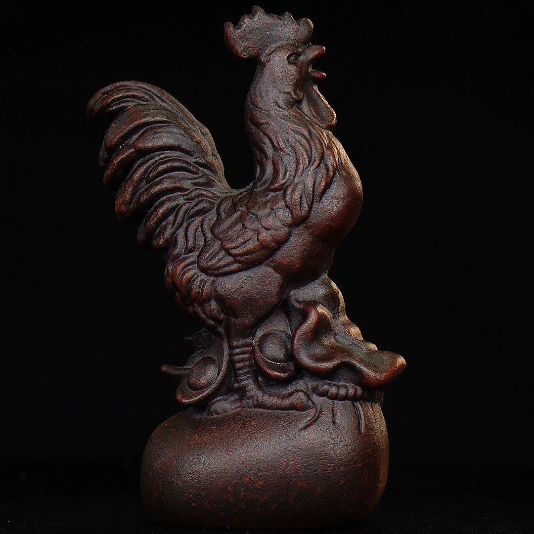 紫 大公鸡 宜兴紫砂