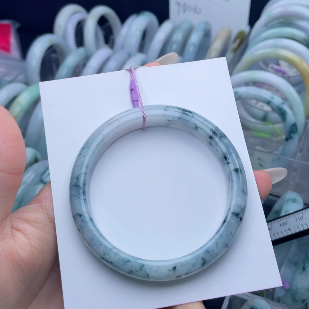 翡翠未镶嵌手镯60.6