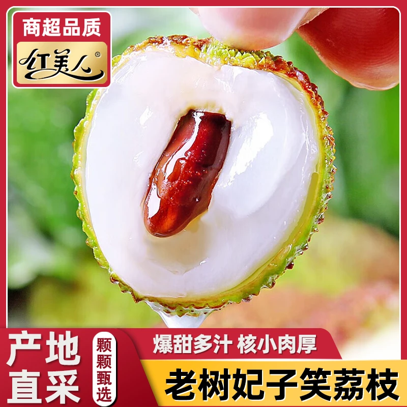 老树妃子笑荔枝5斤装新鲜水果当季整箱现摘老树大果冷链