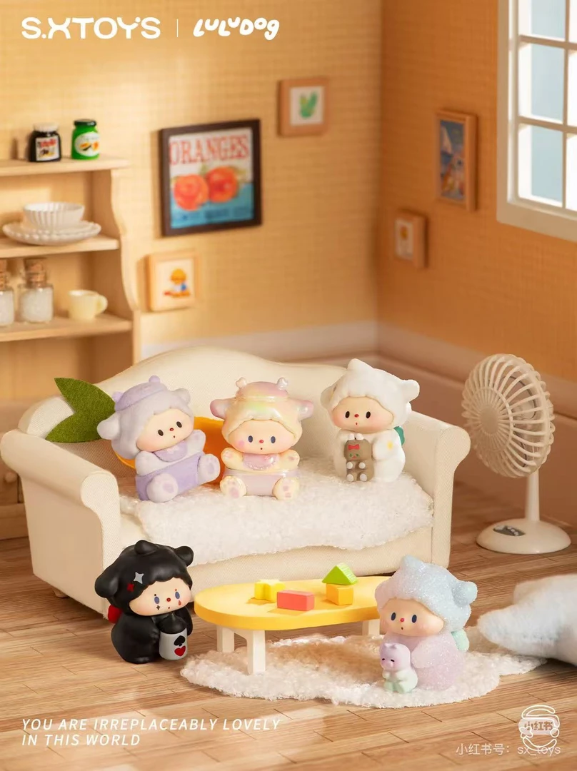 （代拆）：噜噜狗3.0-2.0潮玩萌粒摆件