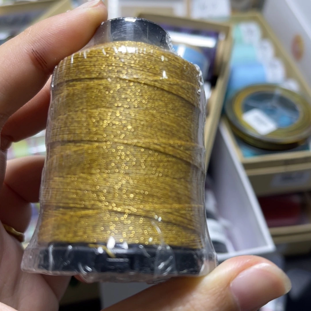 腈纶0.3星空纯色蜡线40g鎏金