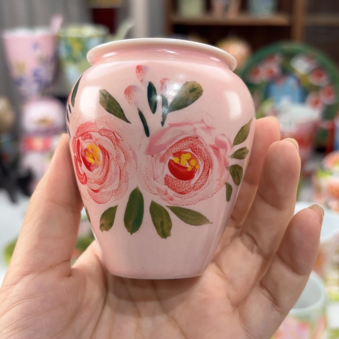 景德镇手绘高温釉下彩陶瓷茶具