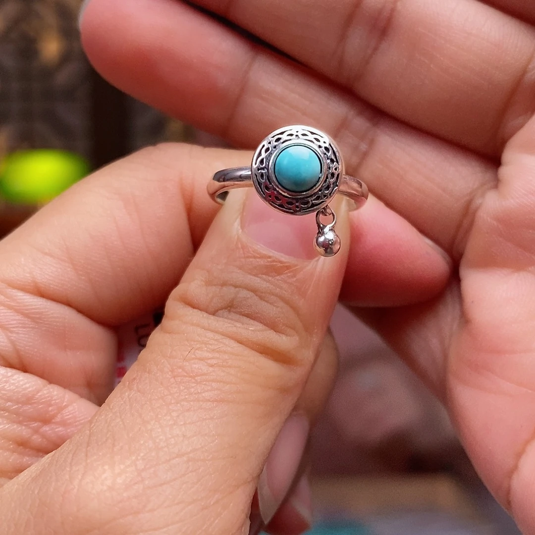 银S925镶嵌绿松石珠宝奇石