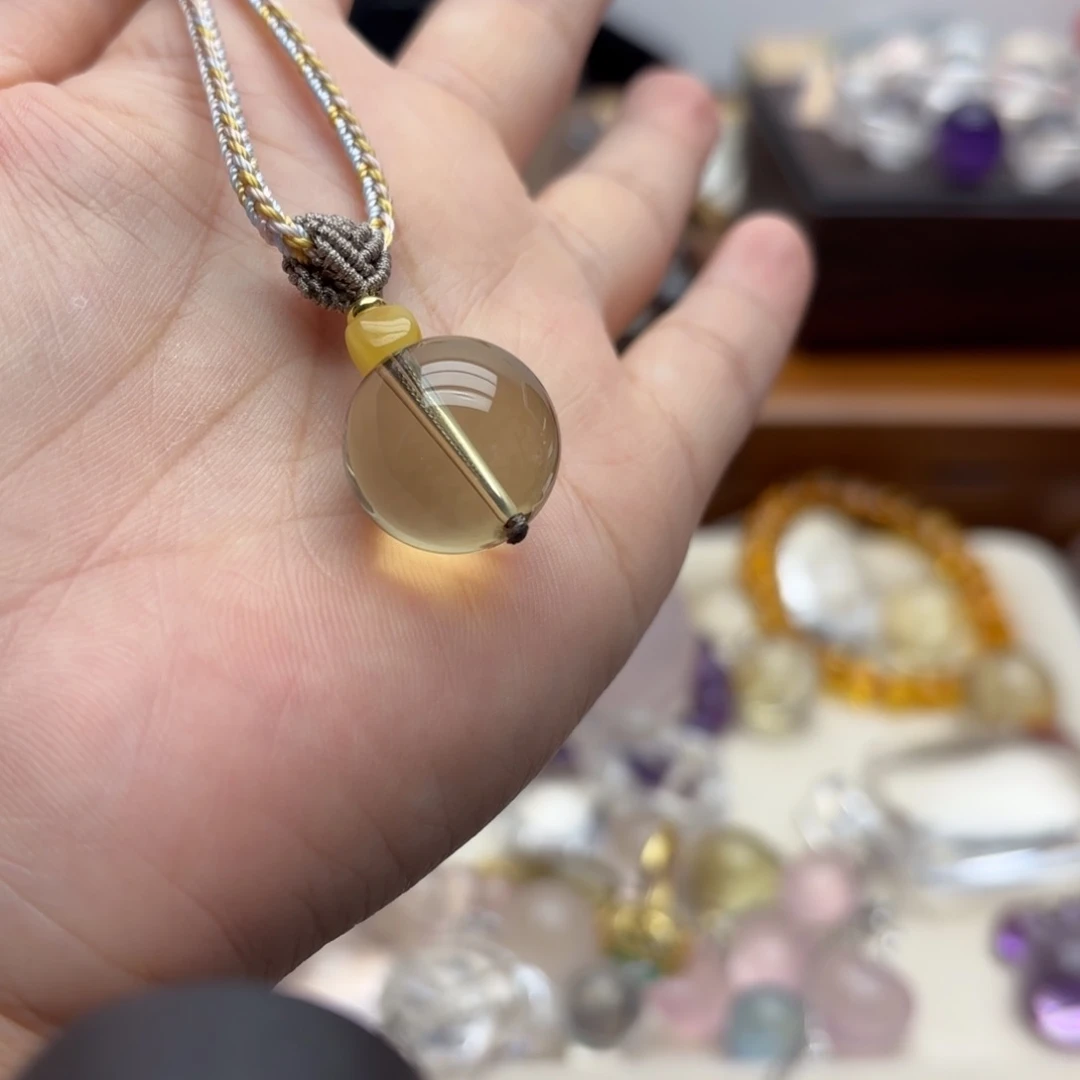 未镶嵌手链水晶黄水晶18