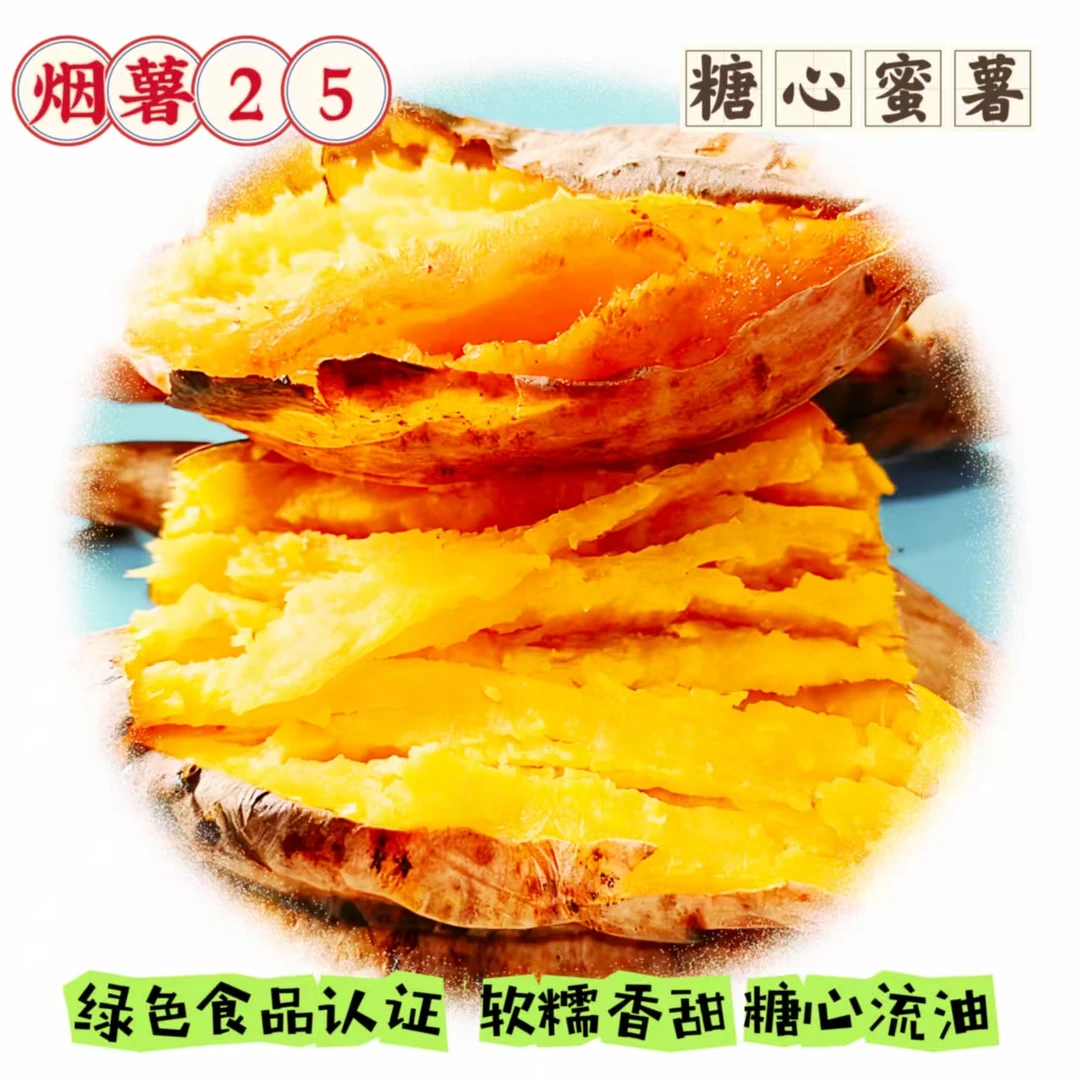烟薯25蜜薯超甜糖心软糯香甜现挖鲜薯黄心红薯