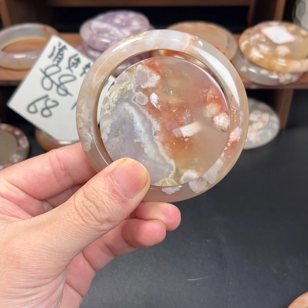 玛瑙/玉髓未镶嵌手镯58