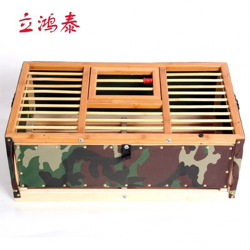 折叠设计木制鸽子训放笼赛鸽比赛放飞必备