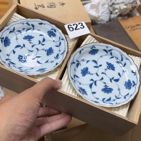 瓷片摆件工艺品瓷器摆件777