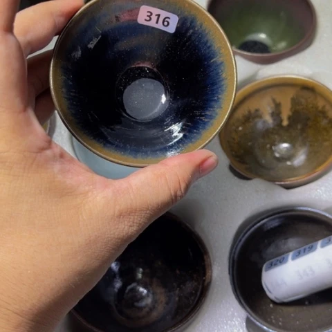 茶盏原矿原釉柴烧建盏