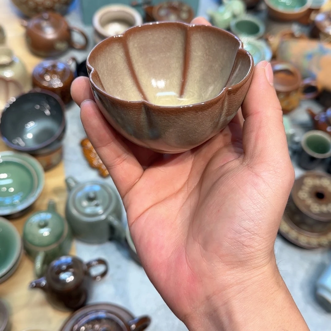 小金茶具青瓷茶器