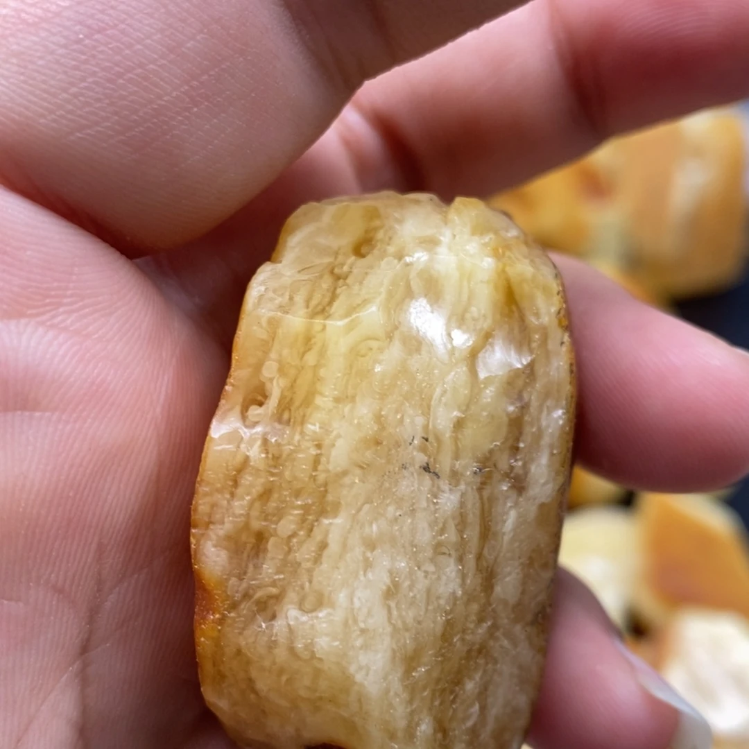 A****定制琥珀未镶嵌天然蜜蜡原石加工不退不换